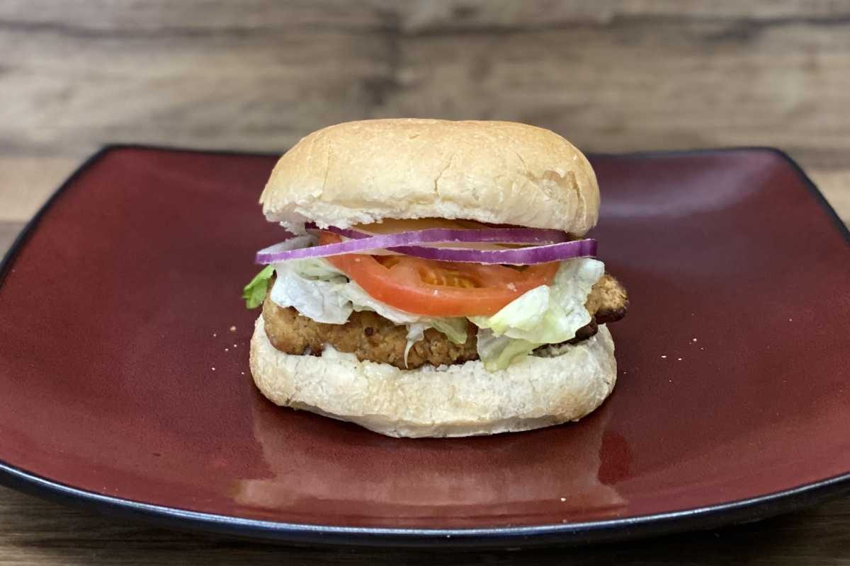 Big Crunch Chicken Burger from Family Time Pizza Big Crunch Chicken Burger from Family Time Pizza