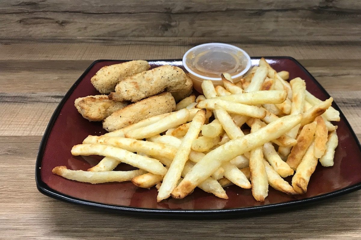 Chicken Fingers and Fries at Family Time Pizza Chicken Fingers and Fries at Family Time Pizza