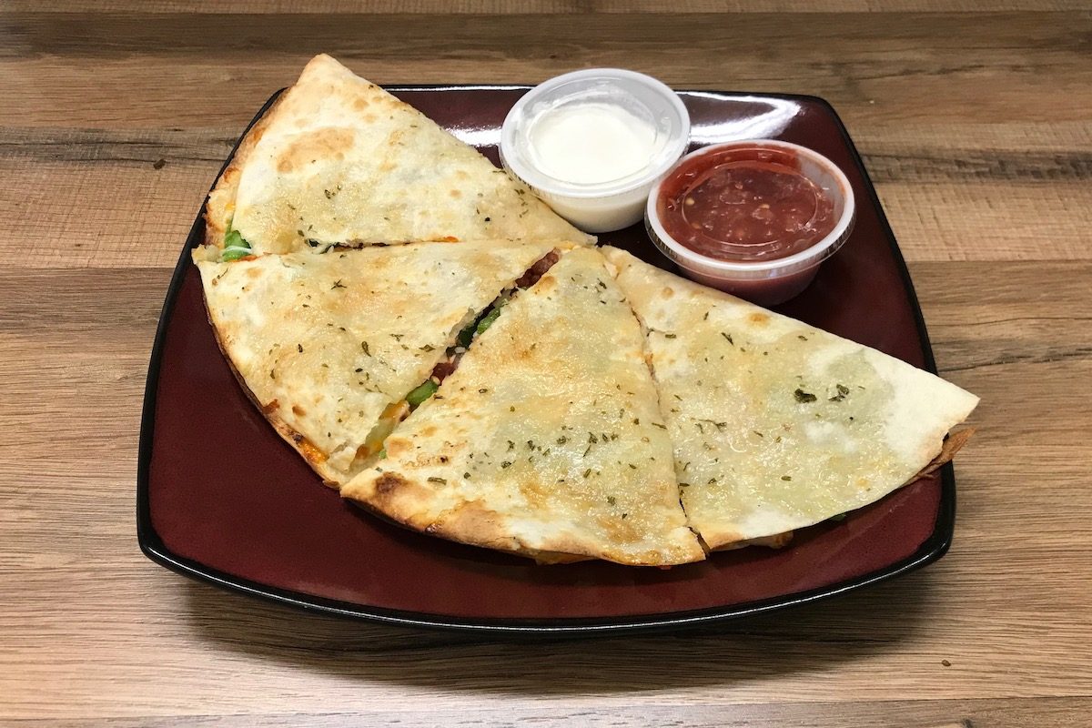 Chicken Quesadilla at Family Time Pizza Chicken Quesadilla at Family Time Pizza