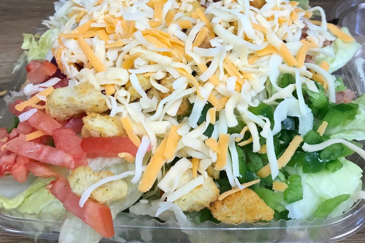 Garden Salad at Family Time Pizza Garden Salad at Family Time Pizza
