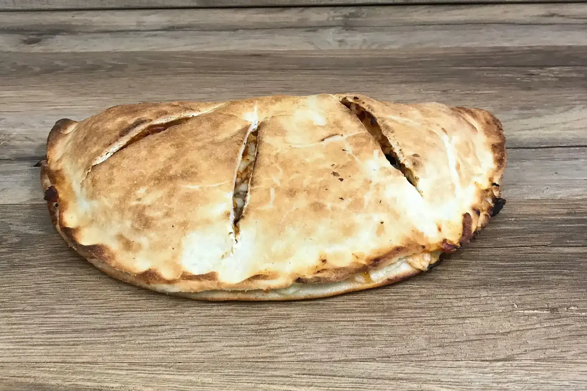Hot fried panzerotti's with dipping sauce!